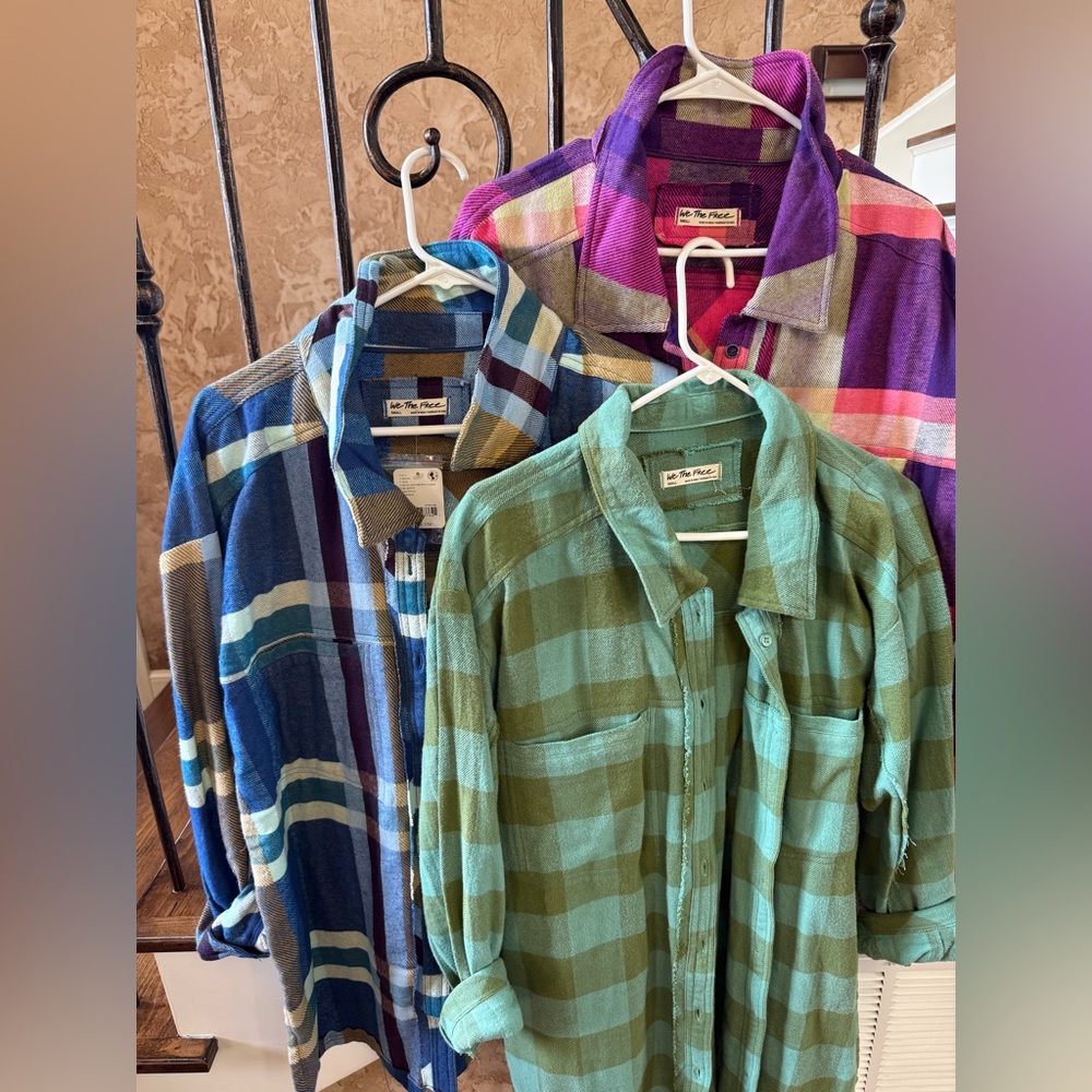 Free People Flannel Shirts